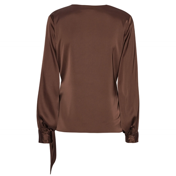 Karmamia Ines Bluse, Semi Rich Brown   